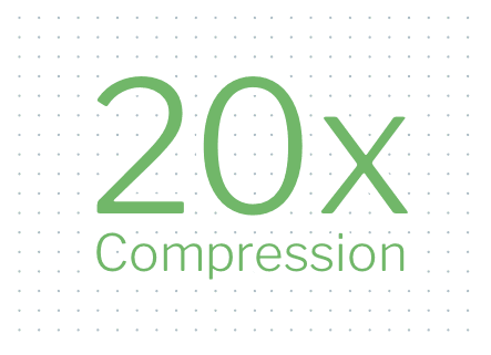 20x Compression