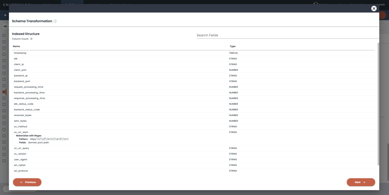 Step 4: Create View with transformed schema