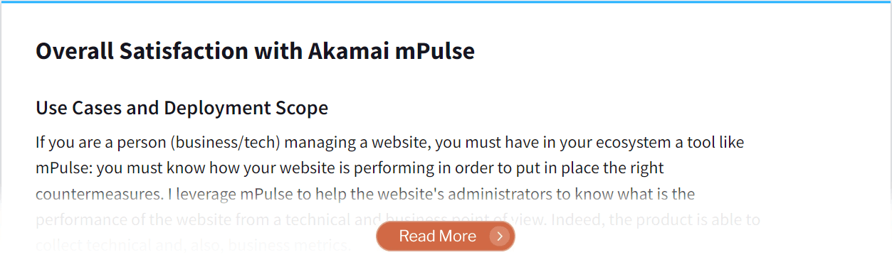 Akamai mPulse Review