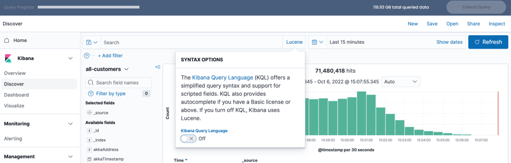 Kibana Query Language