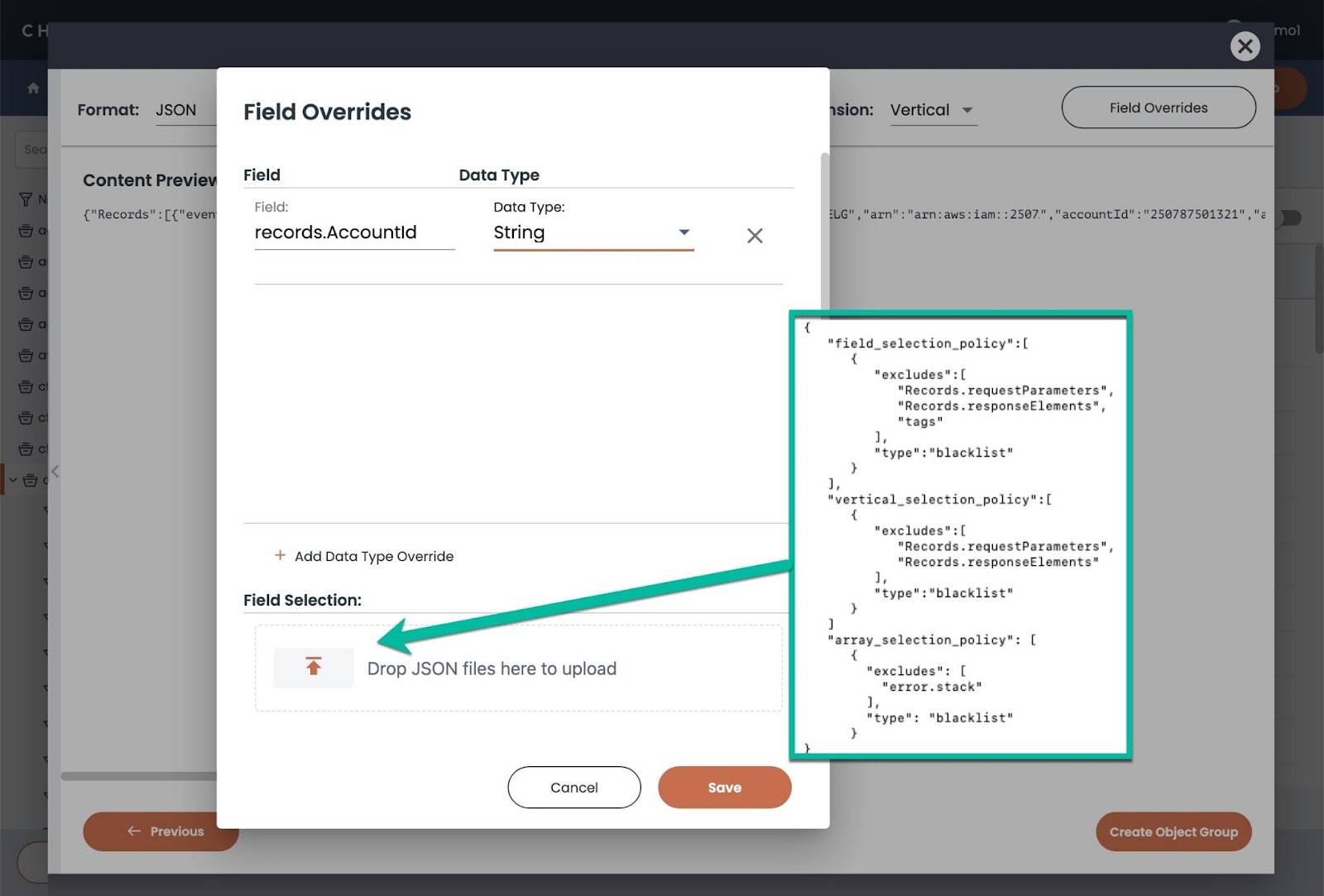 Flatten JSON Arrays
