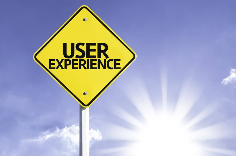 User Experience road sign with sun background (1)
